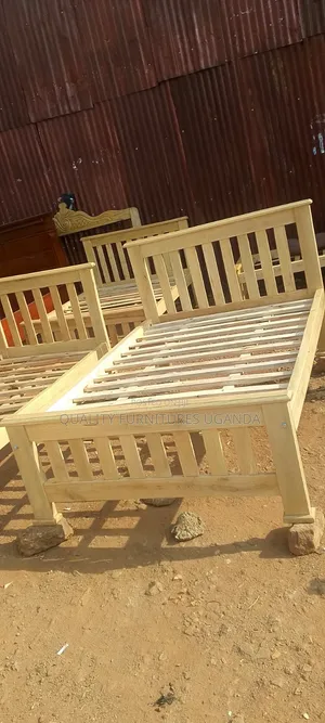 4 by 6 King Size Wooden Bed