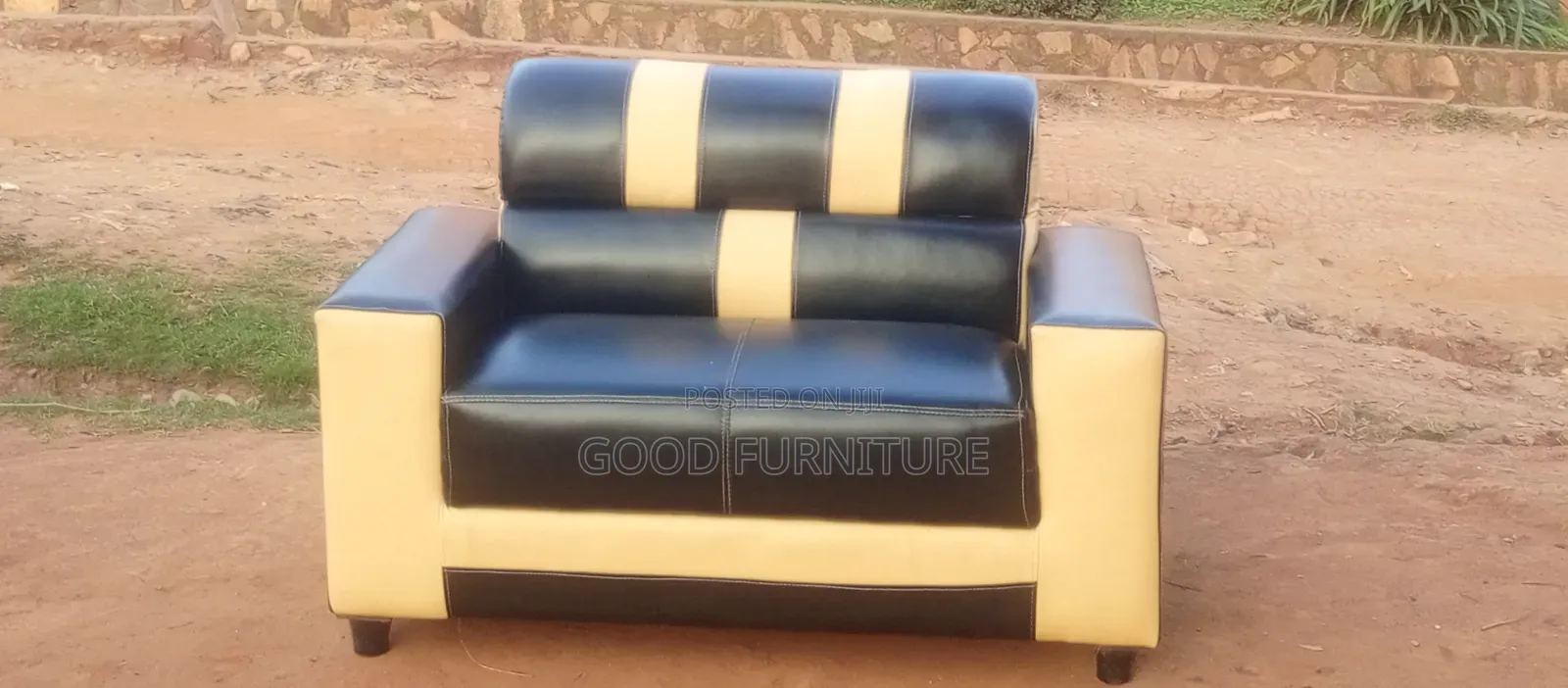 Black Beauty Two Seater Sofa