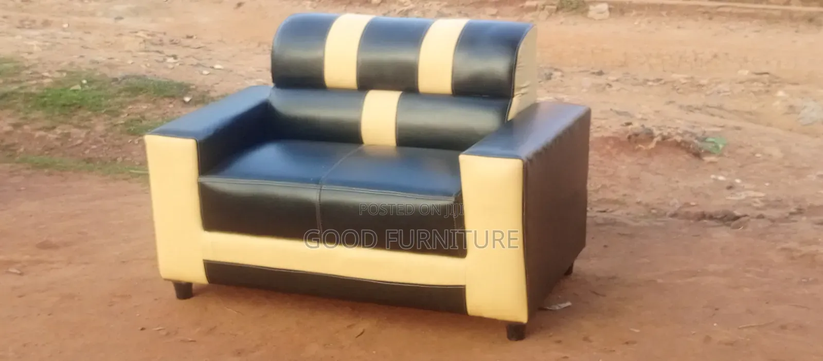 Black Beauty Two Seater Sofa