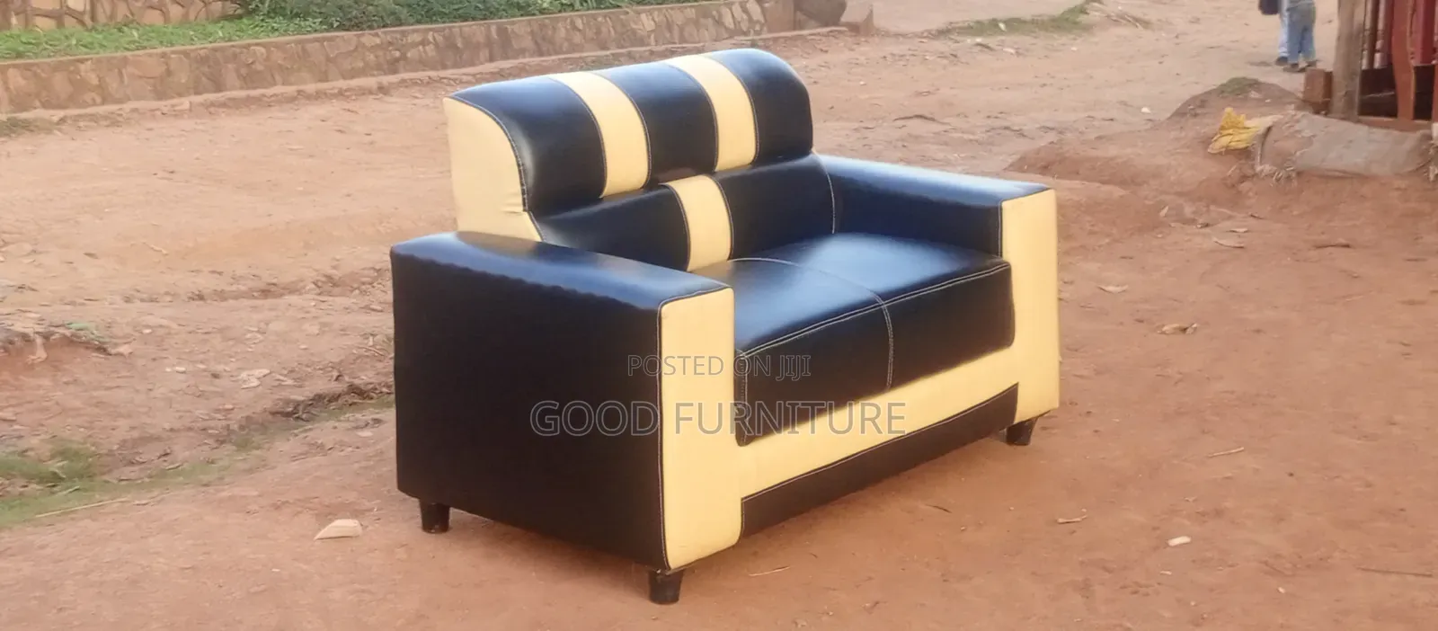 Black Beauty Two Seater Sofa