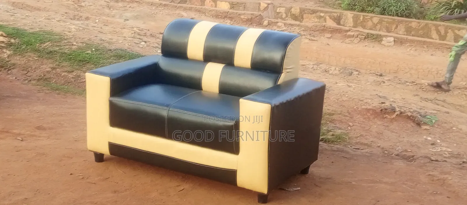 Black Beauty Two Seater Sofa