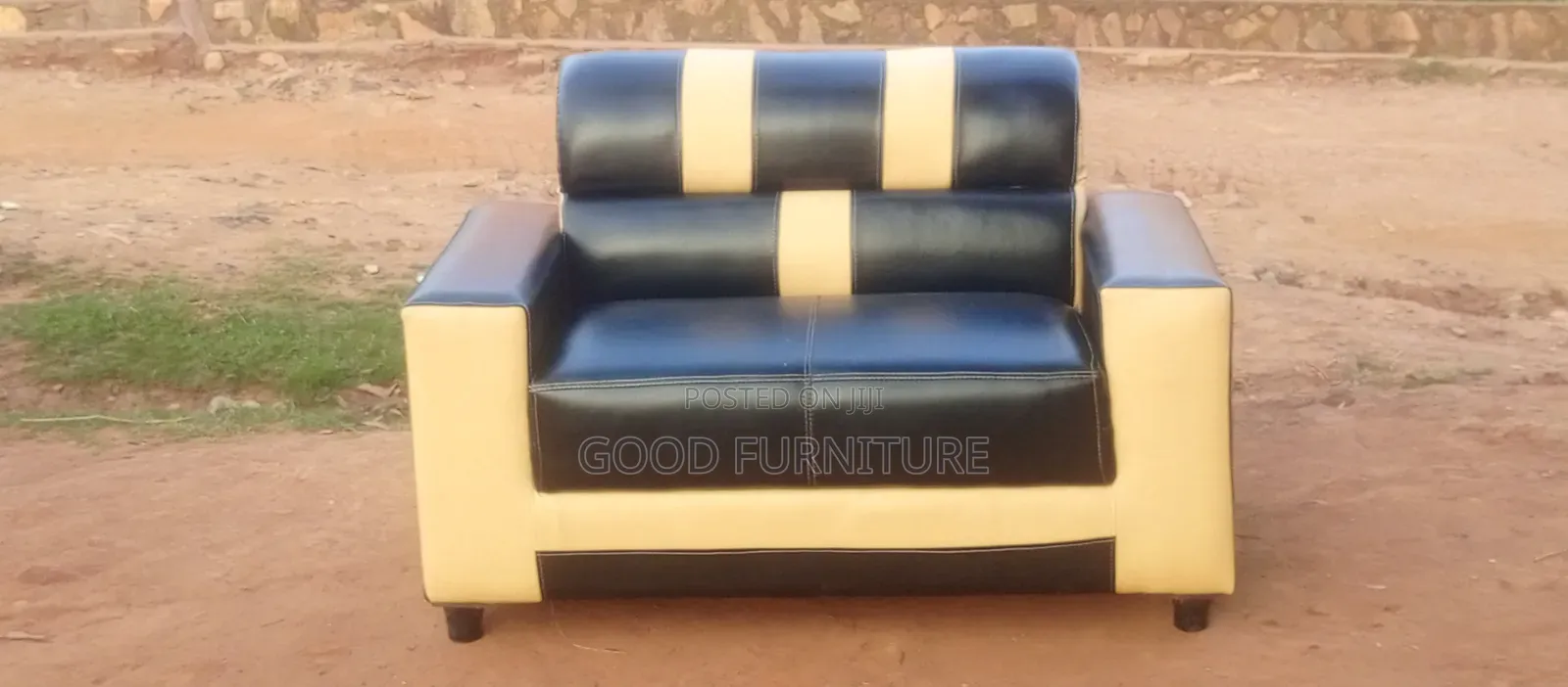 Black Beauty Two Seater Sofa