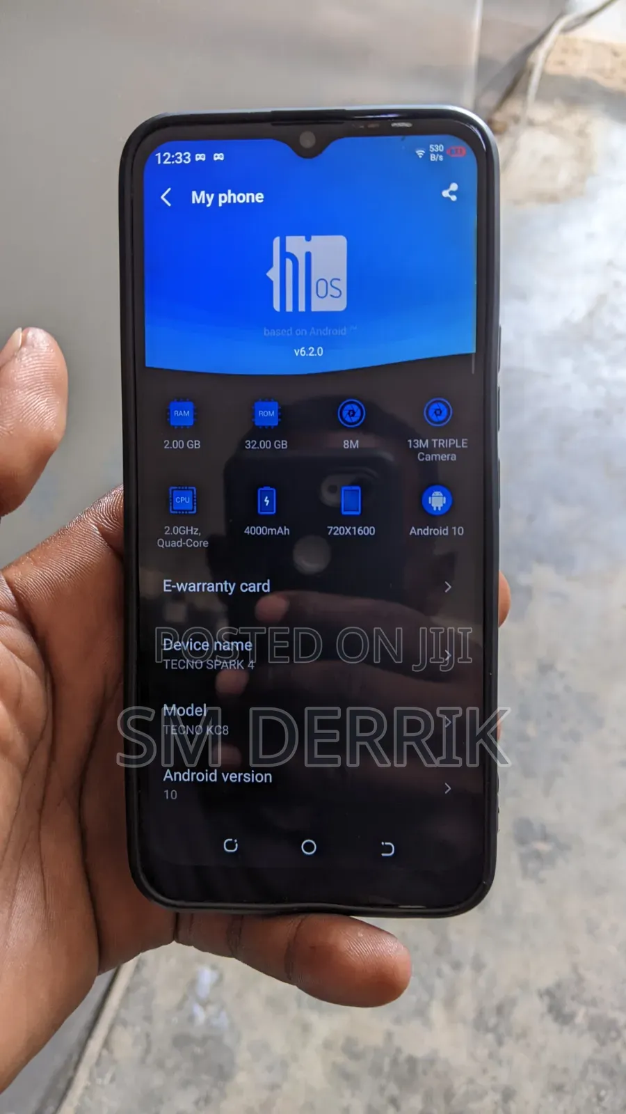 Tecno Spark 4 32 GB Black