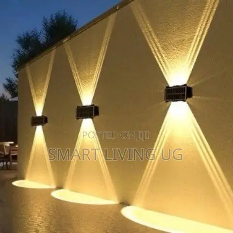 Modern Outdoor Garden Solar Wall Light With Motion Sensor