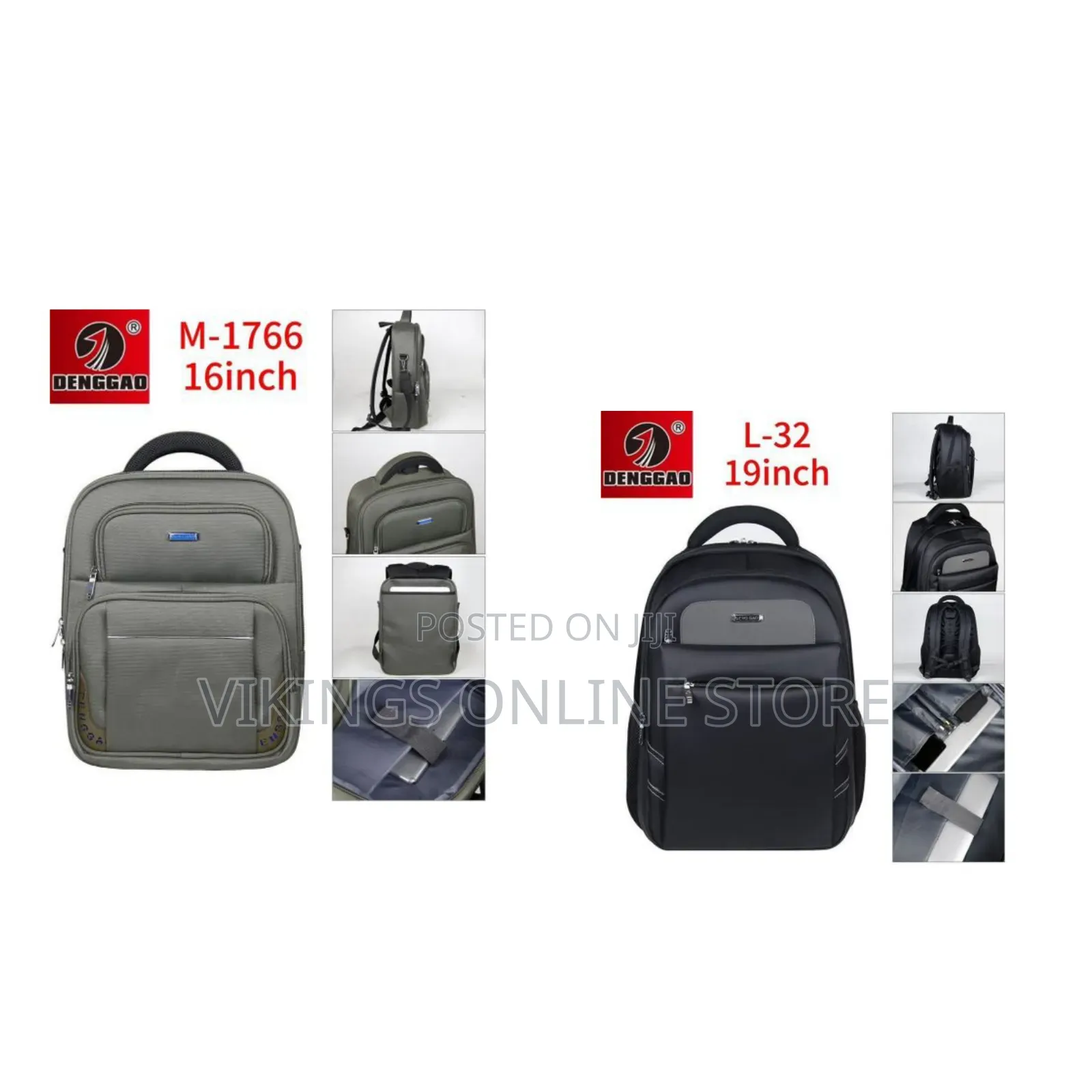 DENGGAO 16 Inch Classic Style Laptop Backpack Anti-Theft Travel