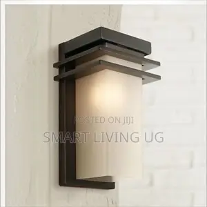 Decorative Black Outdoor Wall Light (Weatherproof)