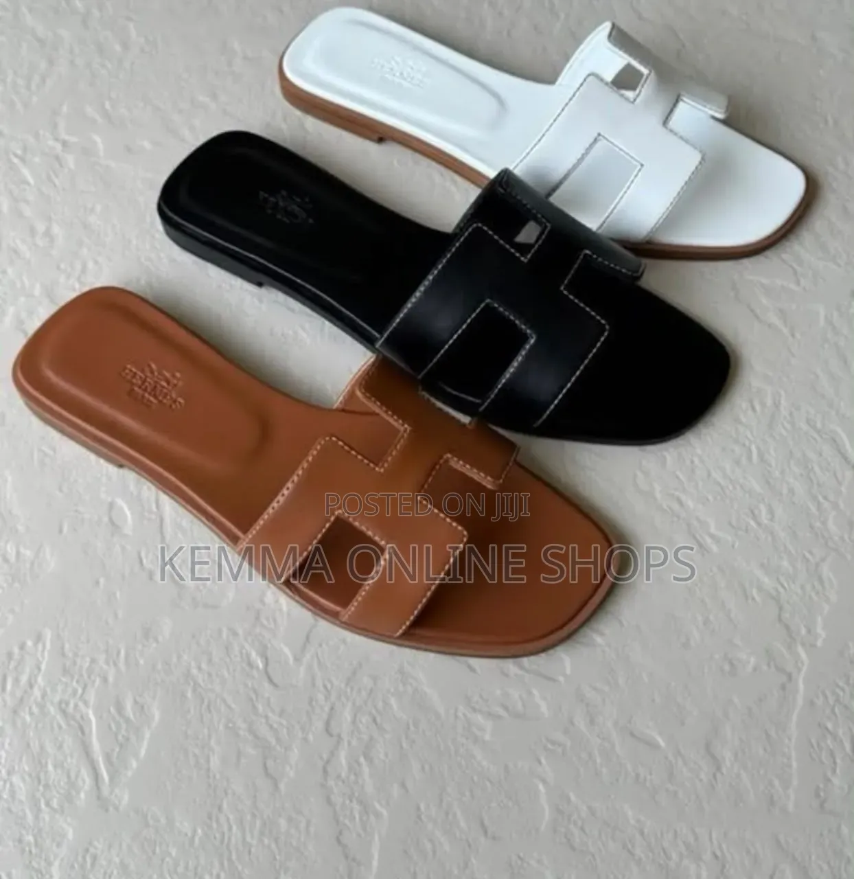 Hermès Oran Leather Sandals