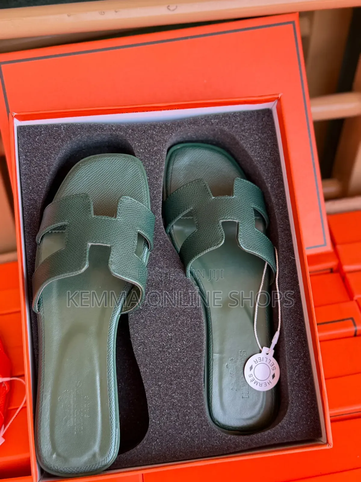 Hermès Oran Leather Sandals