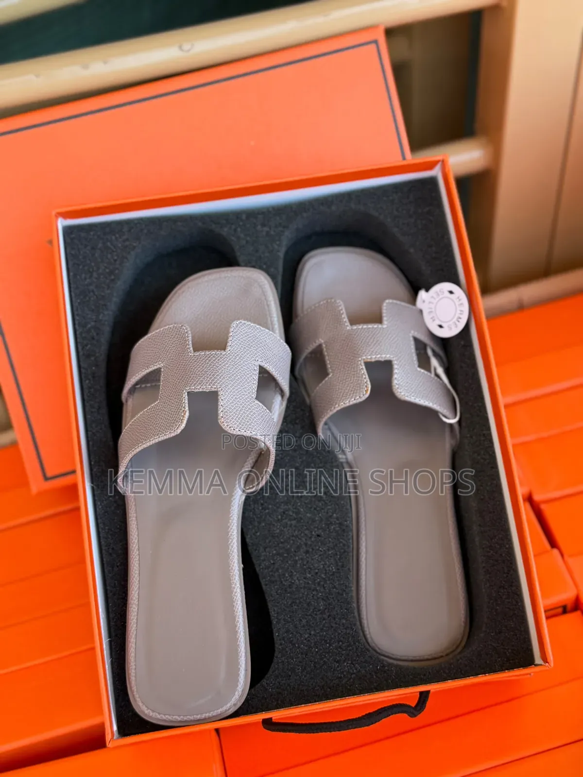 Hermès Oran Leather Sandals