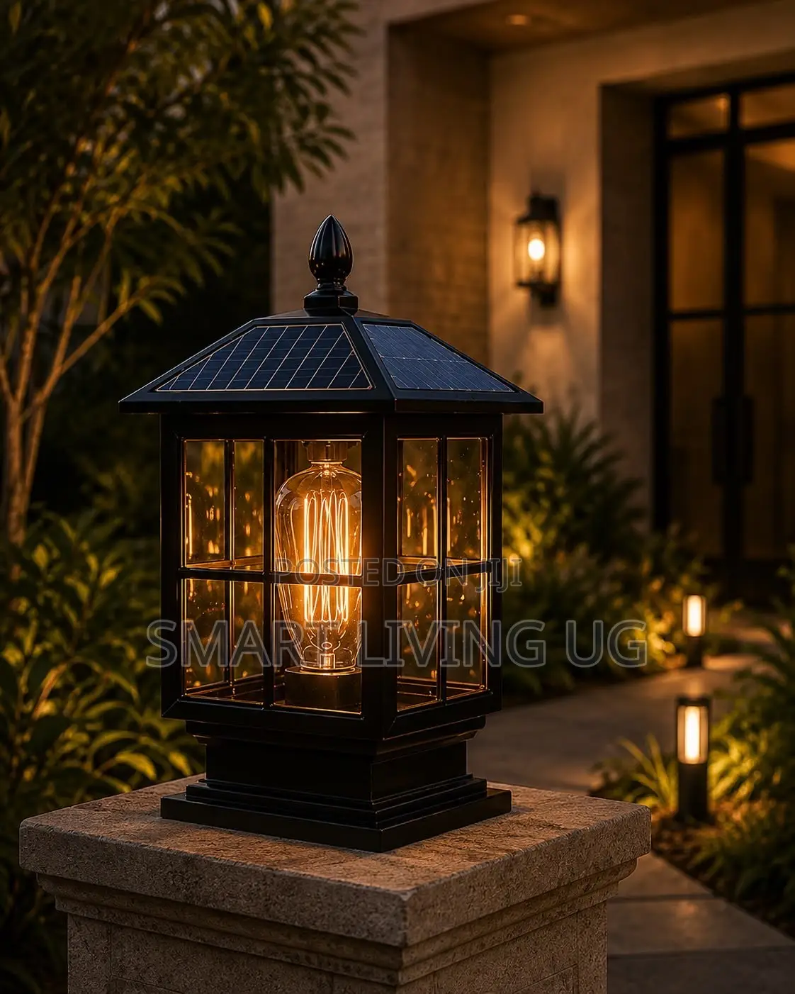 Elegant European Design Pillar Cap Light for Fence