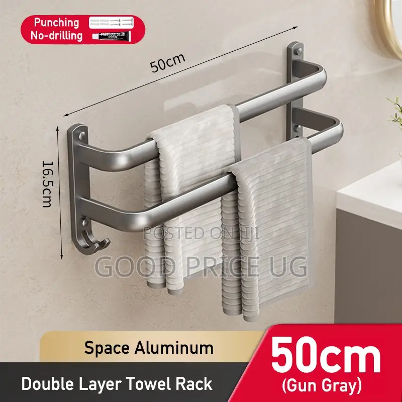 50cm Double Layer Towel Rack