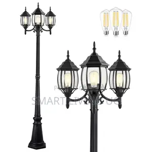Sleek Aluminum Outdoor Garden Path Pillar Lamp