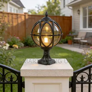 Sleek Aluminum Outdoor Garden Path Pillar Lamp