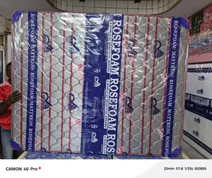 5x6 by 8inches. Rosefoam Mattress Super Density