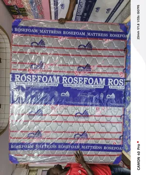 5x6 by 8inches. Rosefoam Mattress Super Density
