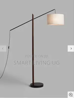 Vintage Style Bronze Floor Lamp With Round Base