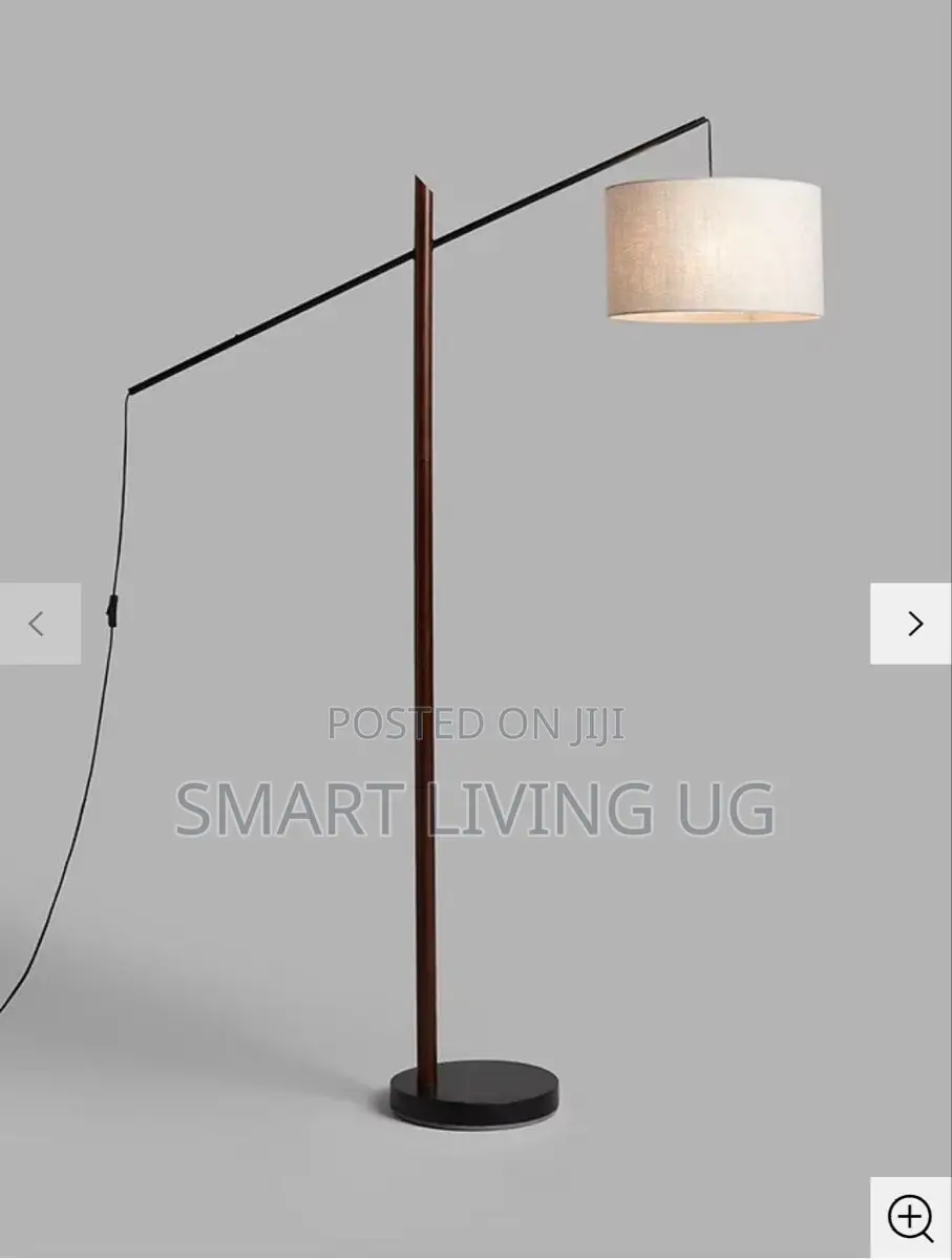 Vintage Style Bronze Floor Lamp With Round Base