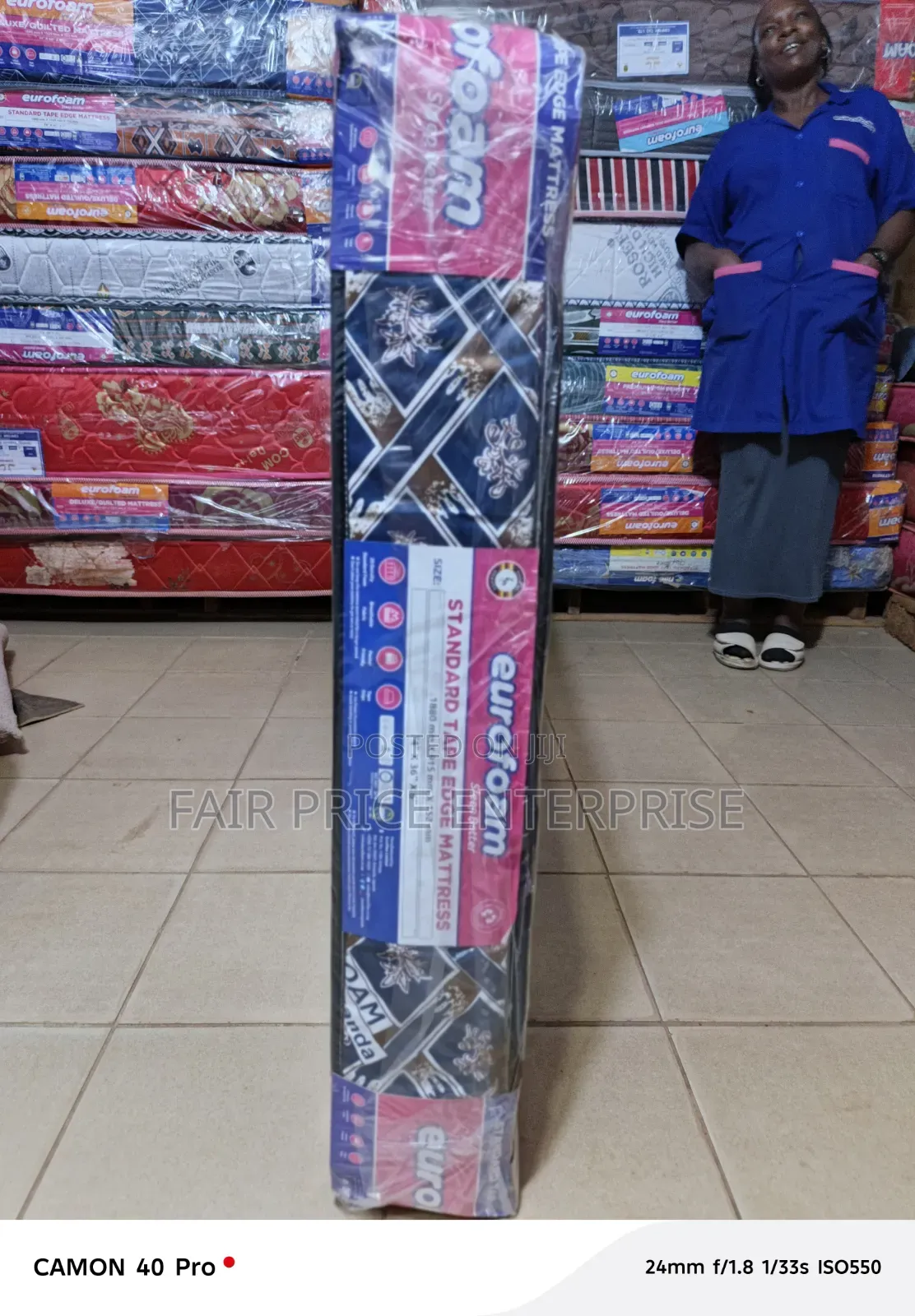 3x6 By4 Inche. Eurofoam Mattress Sealed Cover