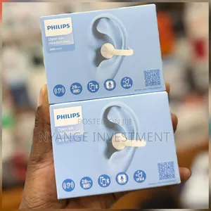 Philips TAQ2000BK Black Open-Ear True Wireless Ear-Clip -
