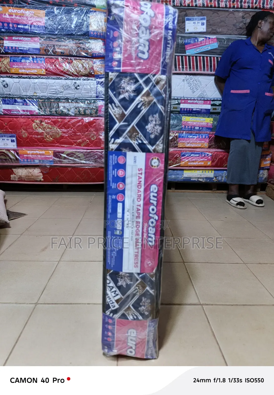 Eurofoam Mattress 3x6 By6 Inches. Sealed Cover High Quality Mattresses