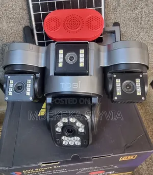 Aov 3-Lens 4g Ai Solar Camera 24/7 Video Recording Surveillance