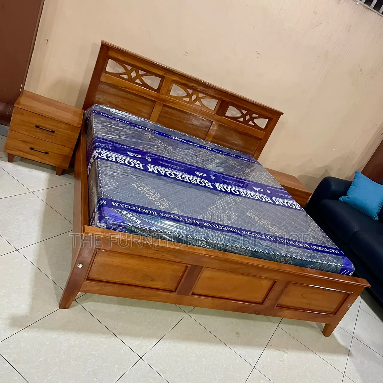 Mahogany Bed 6x6 XXX - Senana Hypermarket