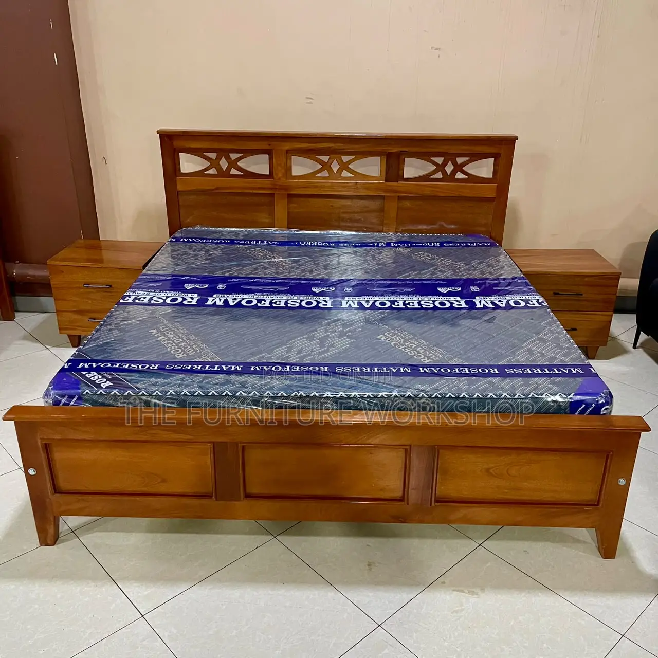 Mahogany Bed 6x6 XXX - Senana Hypermarket
