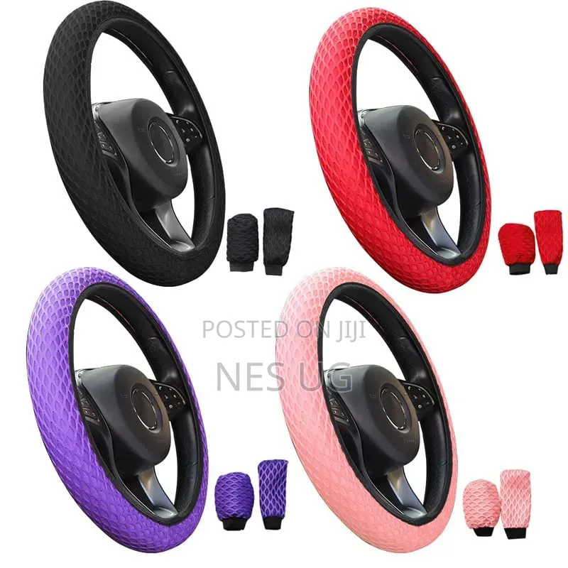 Mesh Car Steering Cover - Multi Color