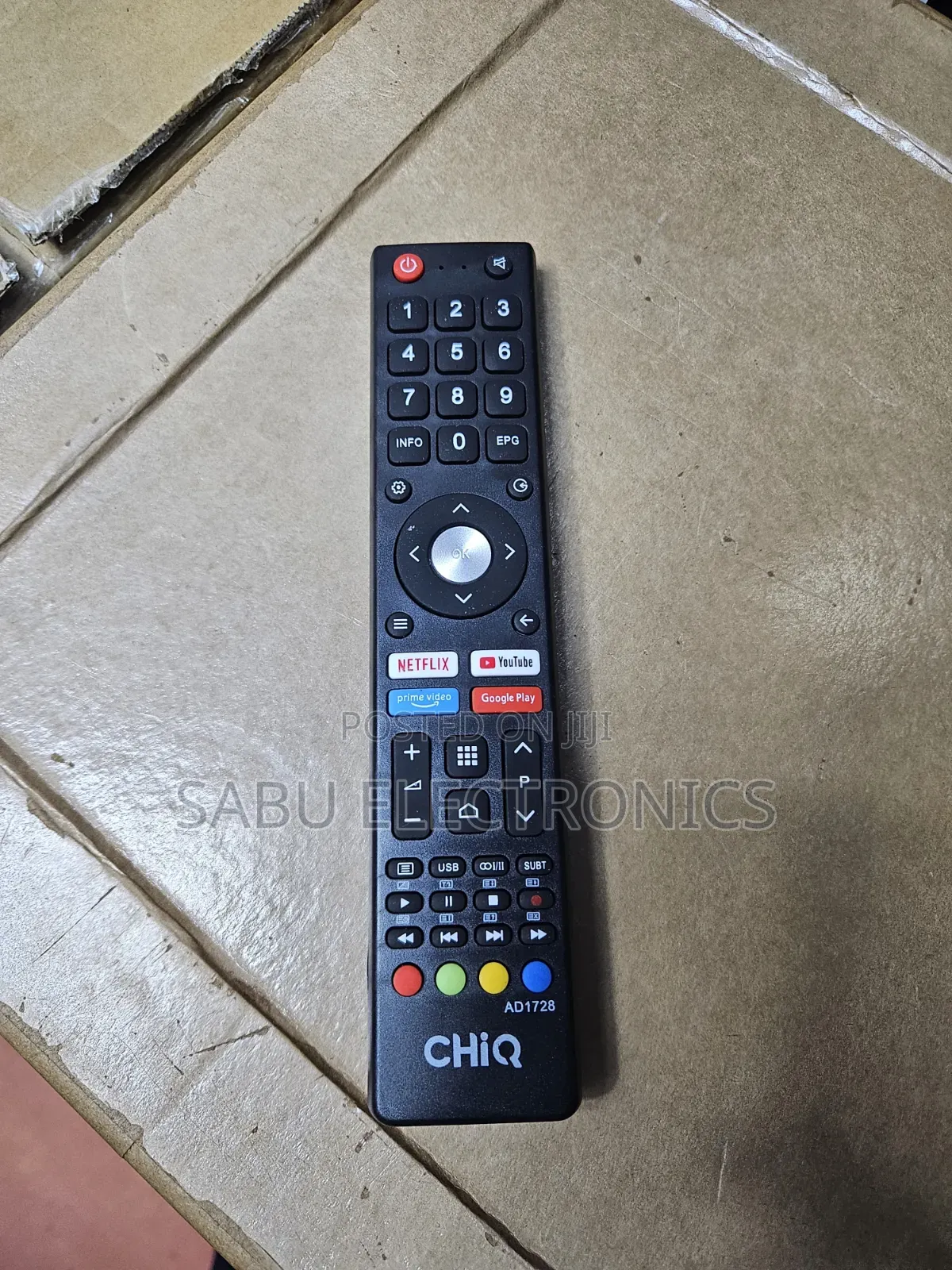 CHiQ Smart TV Remote Control – Netflix, YouTube Prime Video Buttons