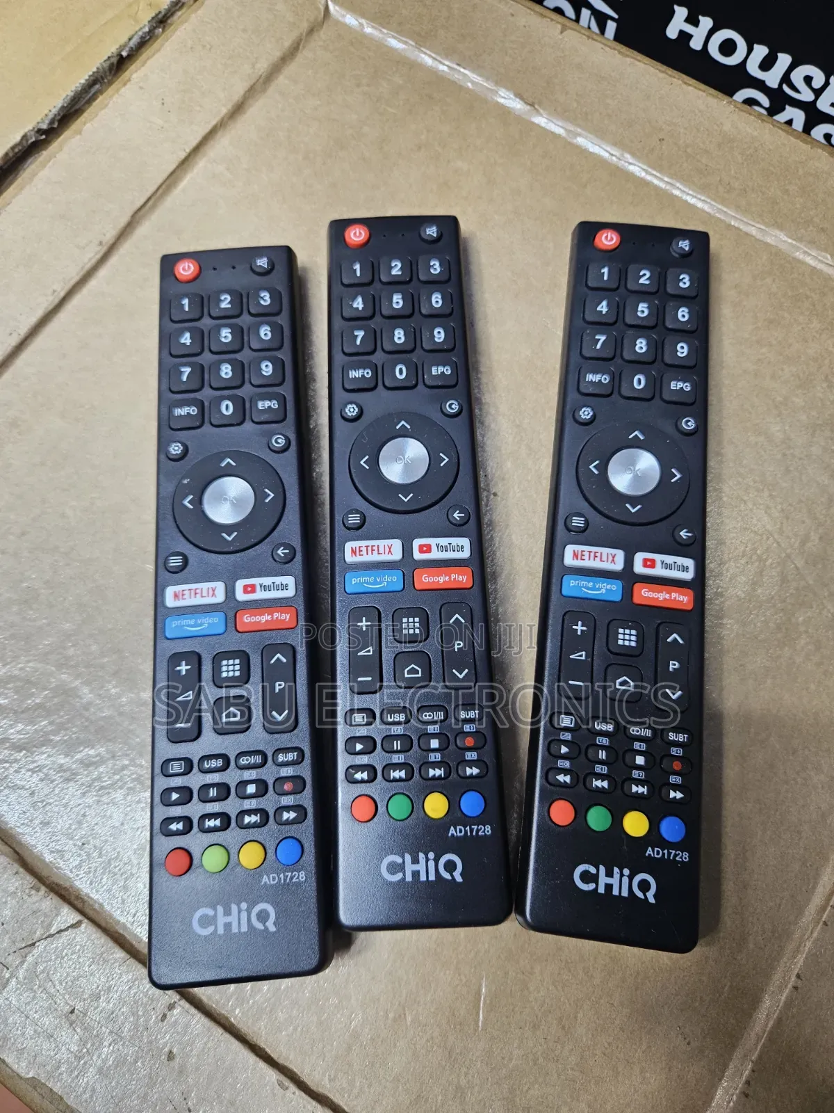 CHiQ Smart TV Remote Control – Netflix, YouTube Prime Video Buttons