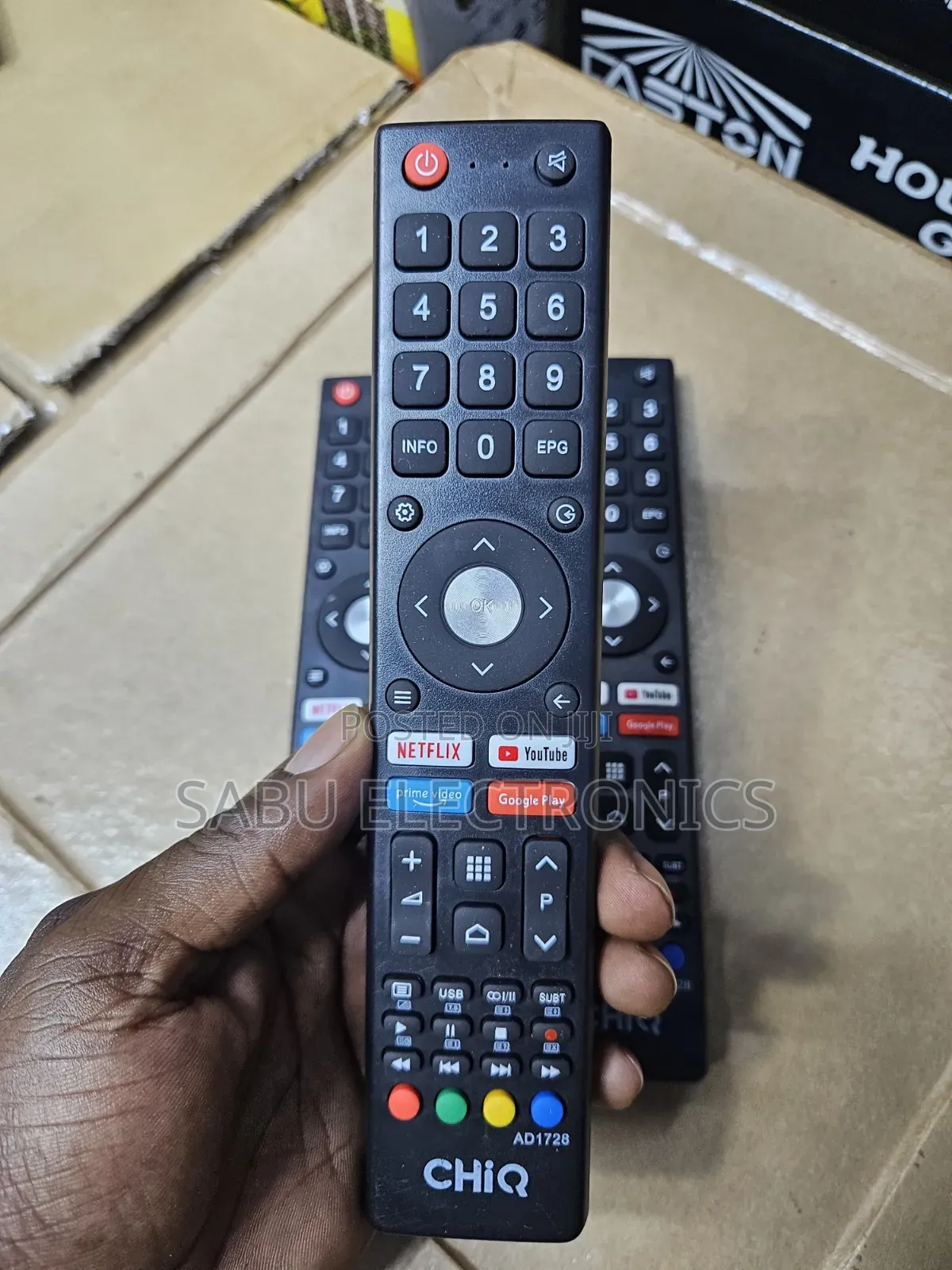 CHiQ Smart TV Remote Control – Netflix, YouTube Prime Video Buttons