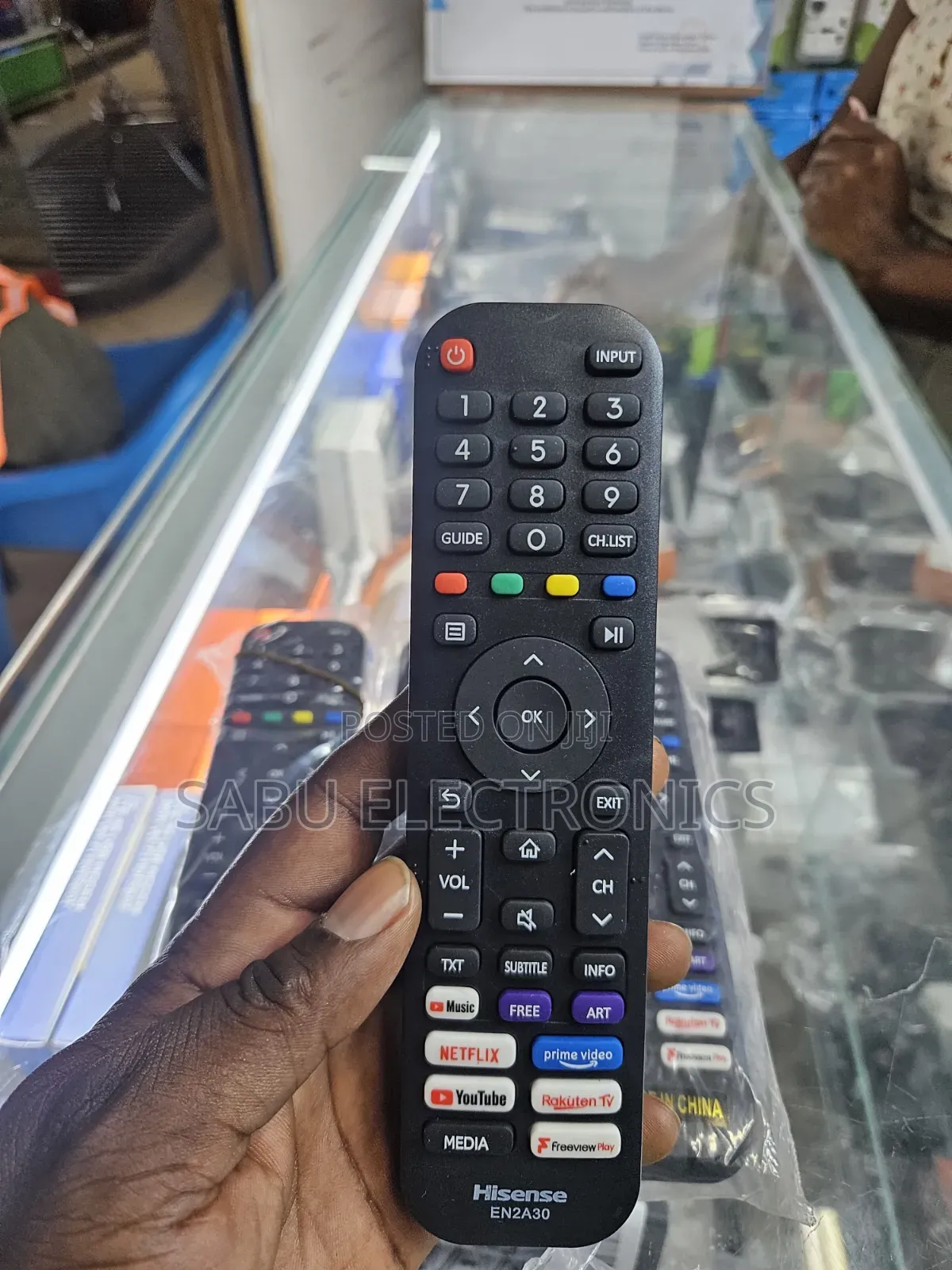 Hisense Smart TV Remote Control EN2A30 – Netflix, YouTube -Prime Video