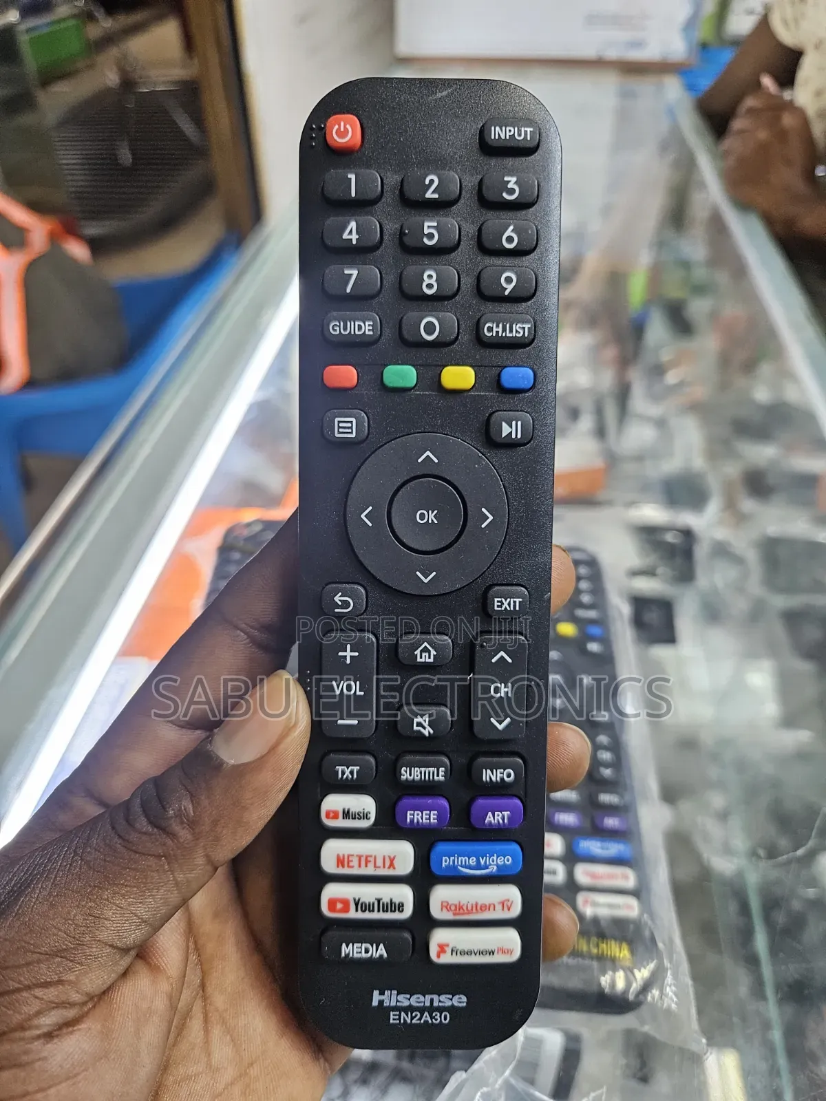 Hisense Smart TV Remote Control EN2A30 – Netflix, YouTube -Prime Video