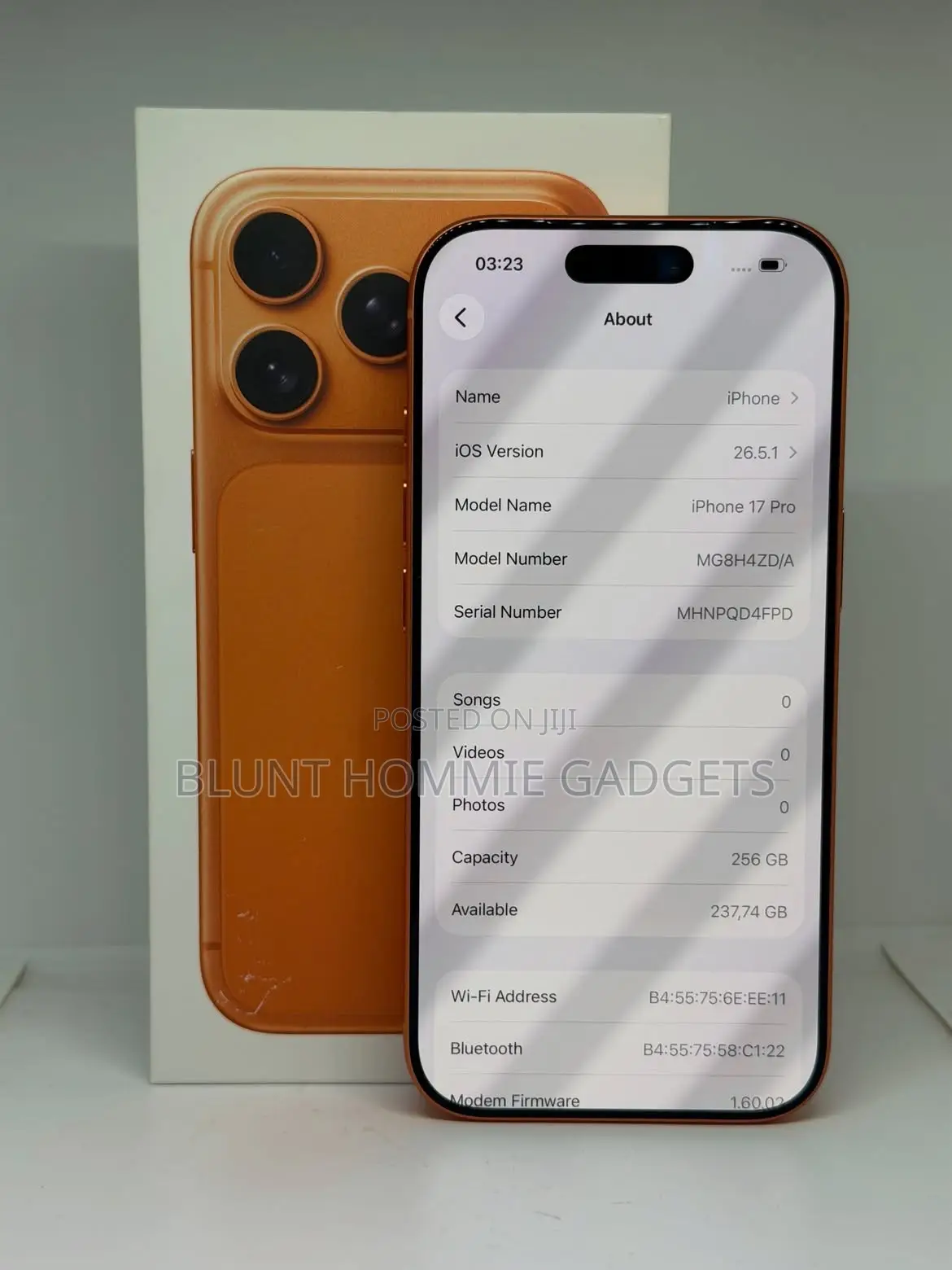 Apple iPhone 17 Pro 256 GB Orange