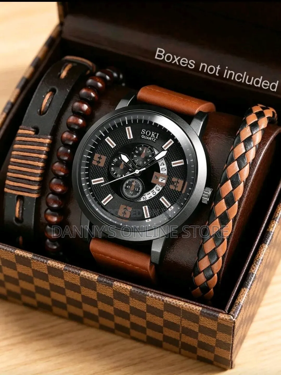 Liandu Liandu Men's Calendar Function Sports Casual Large Dial Arabic.