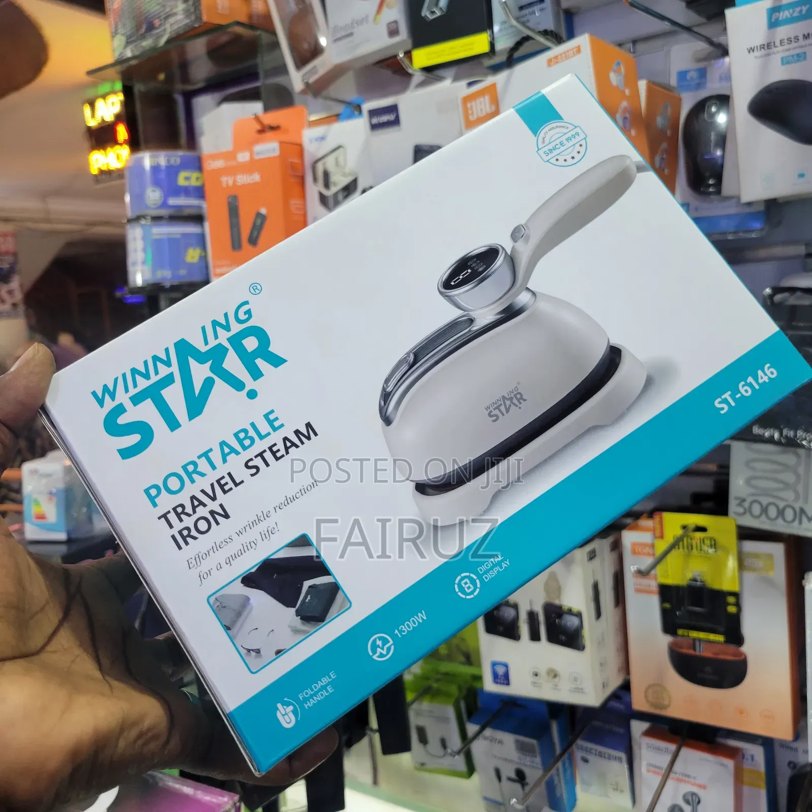Travel Steam Iron Winningstar. Portable Stream Iron