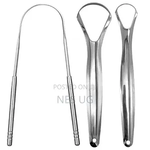 3Pcs Set Tongue Scraper,Steel Tongue Scraper for Adult Mouth Cleaning
