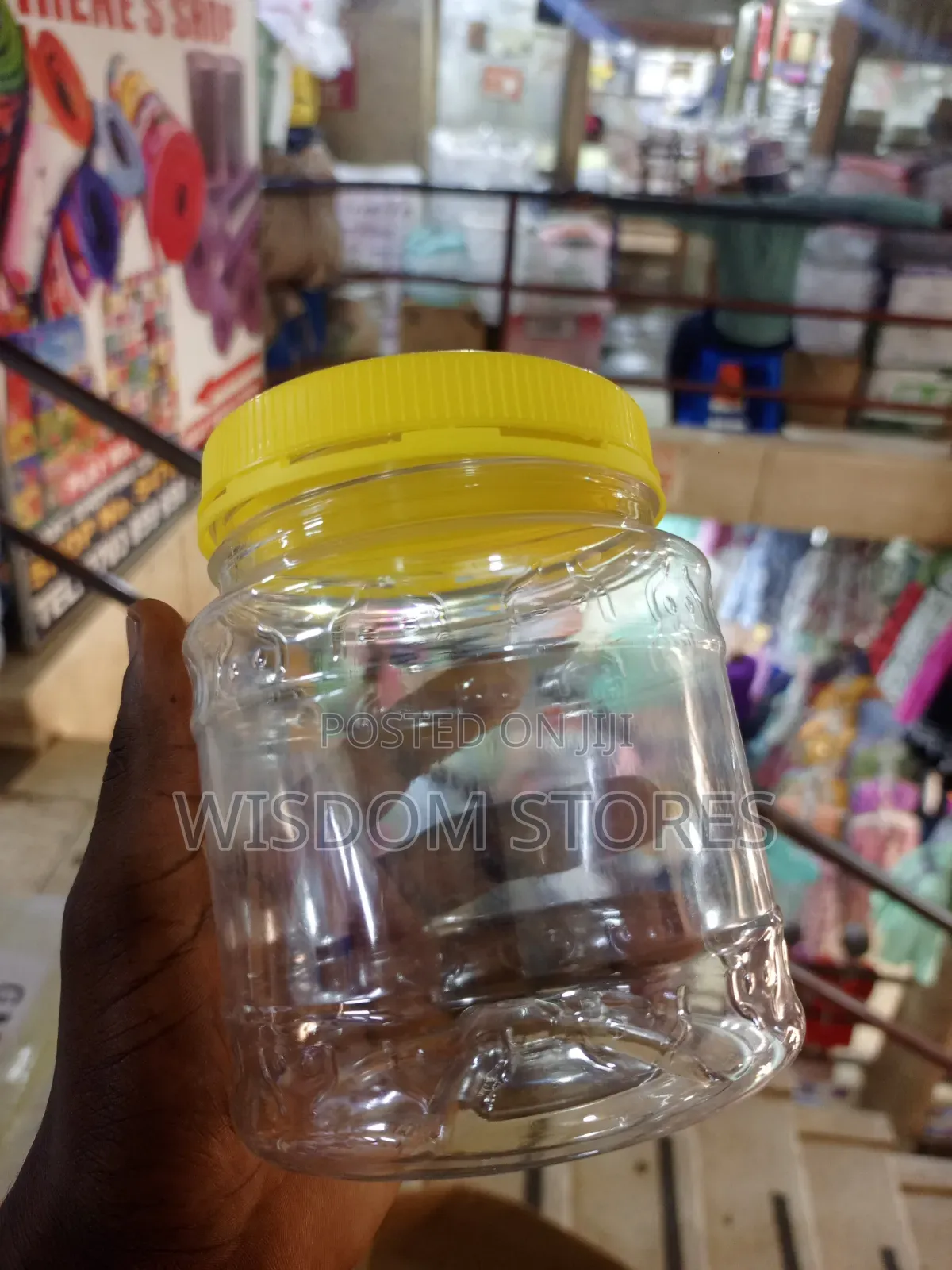 Wide-Mouth Plastic Jar
