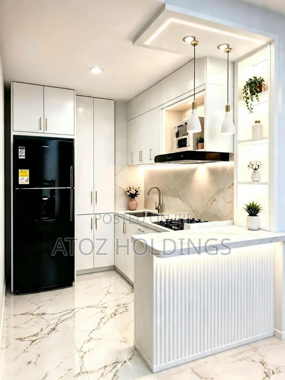 Kitchen Cabinets Charged Per Running Meter 970,000/- Per Running Meter