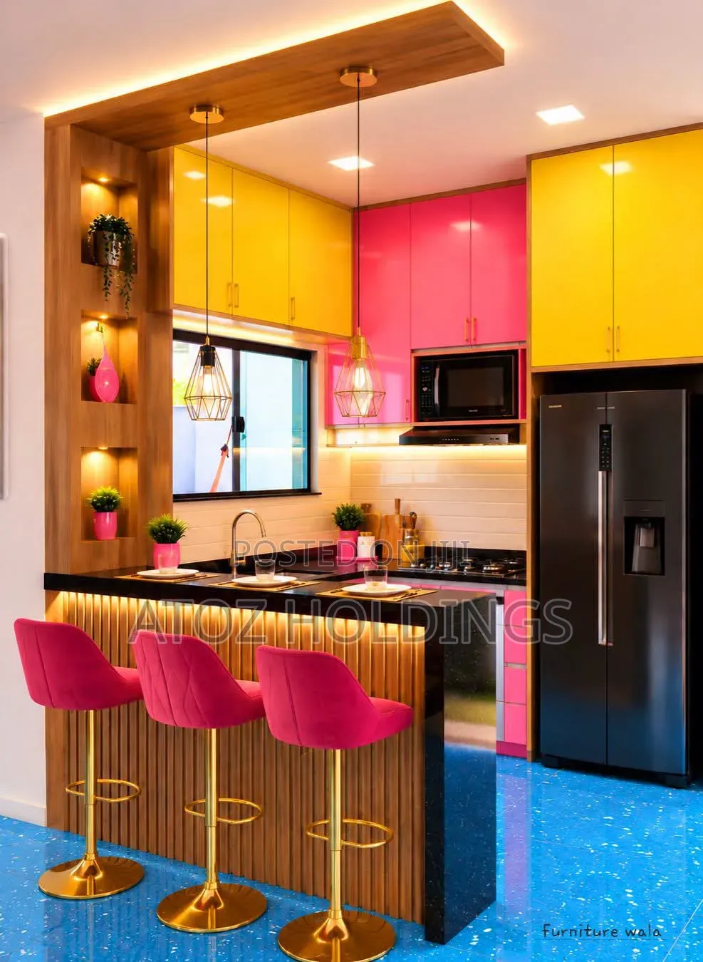 Kitchen Cabinets Charged Per Running Meter 970,000/- Per Running Meter