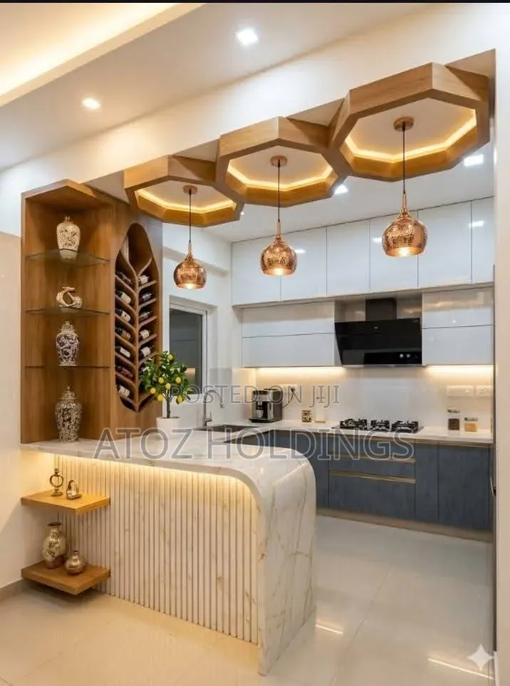 Kitchen Cabinets Charged Per Running Meter 970,000/- Per Running Meter