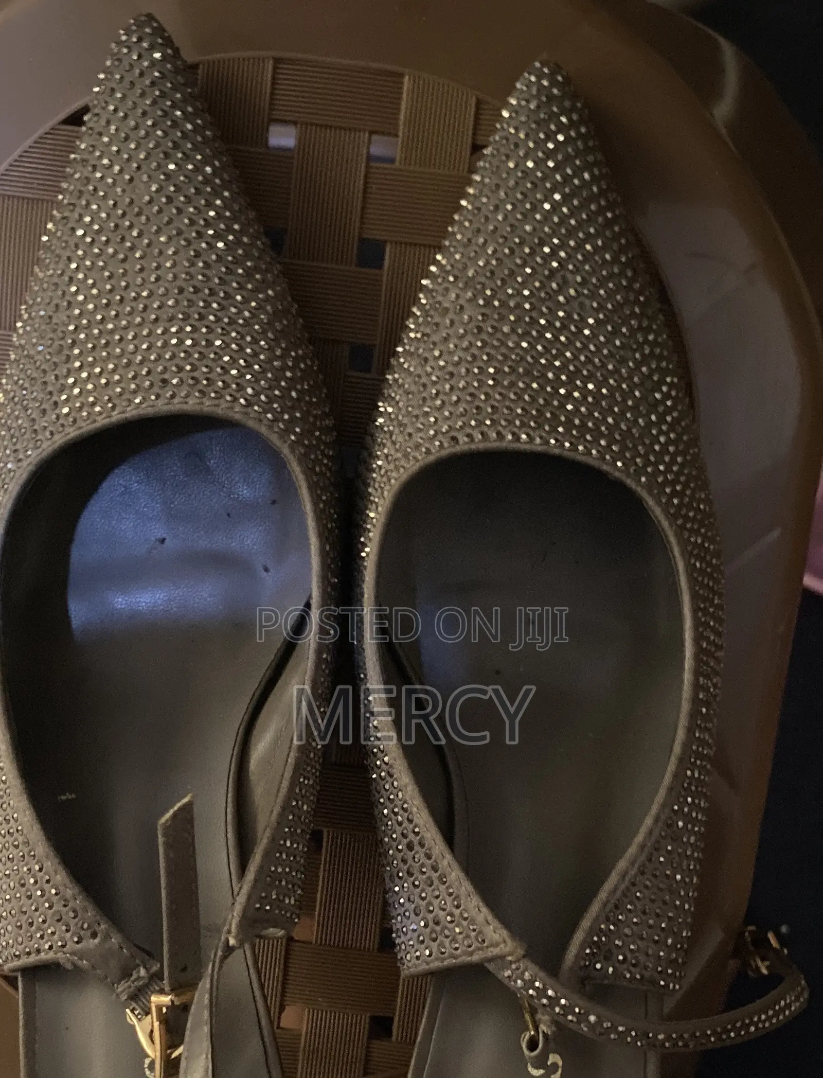 High Heels. Silver