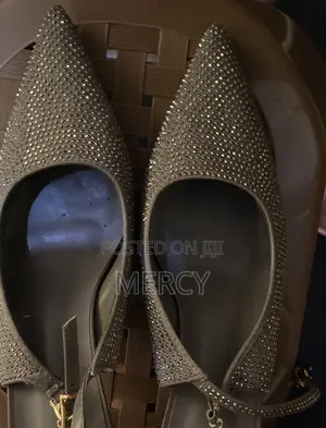 High Heels. Silver