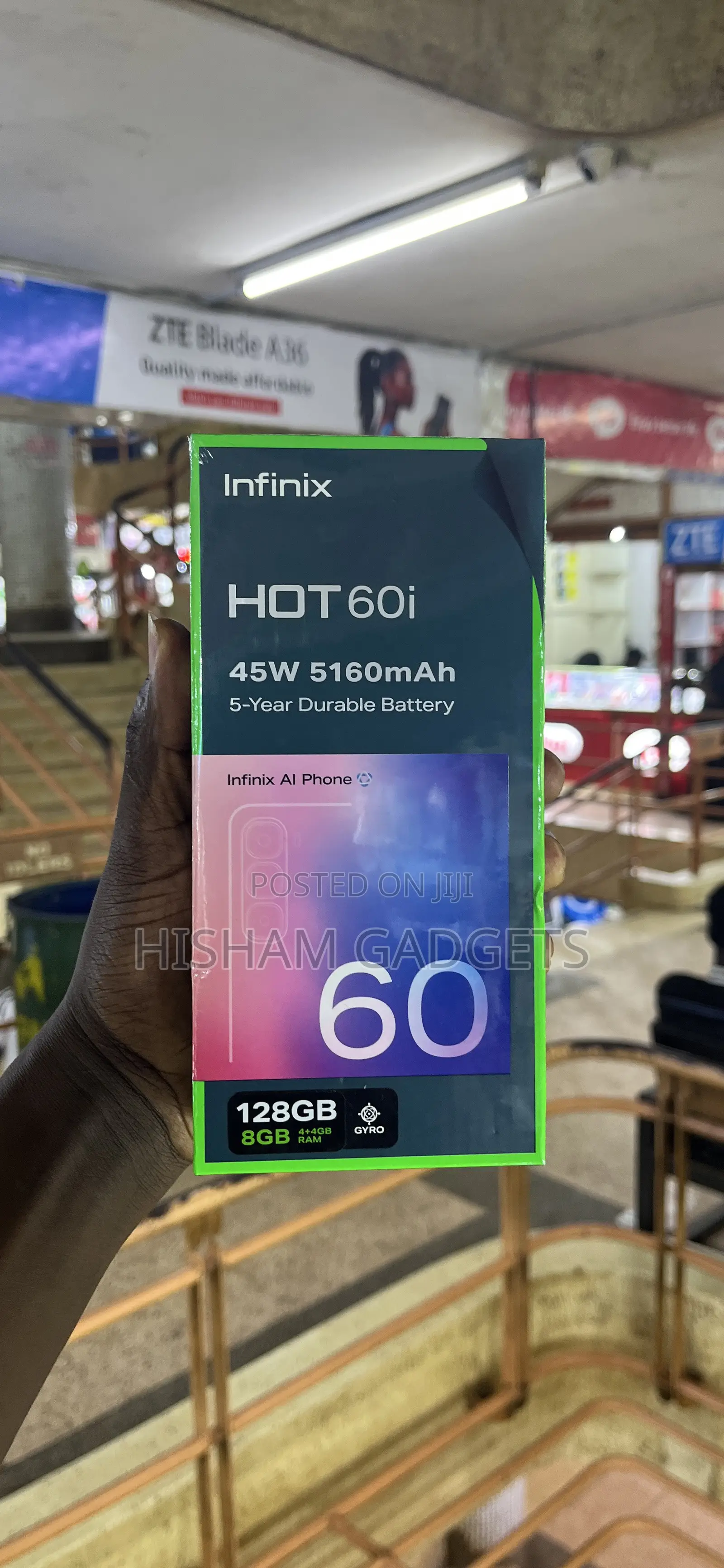 New Infinix Hot 60i 128 GB Silver