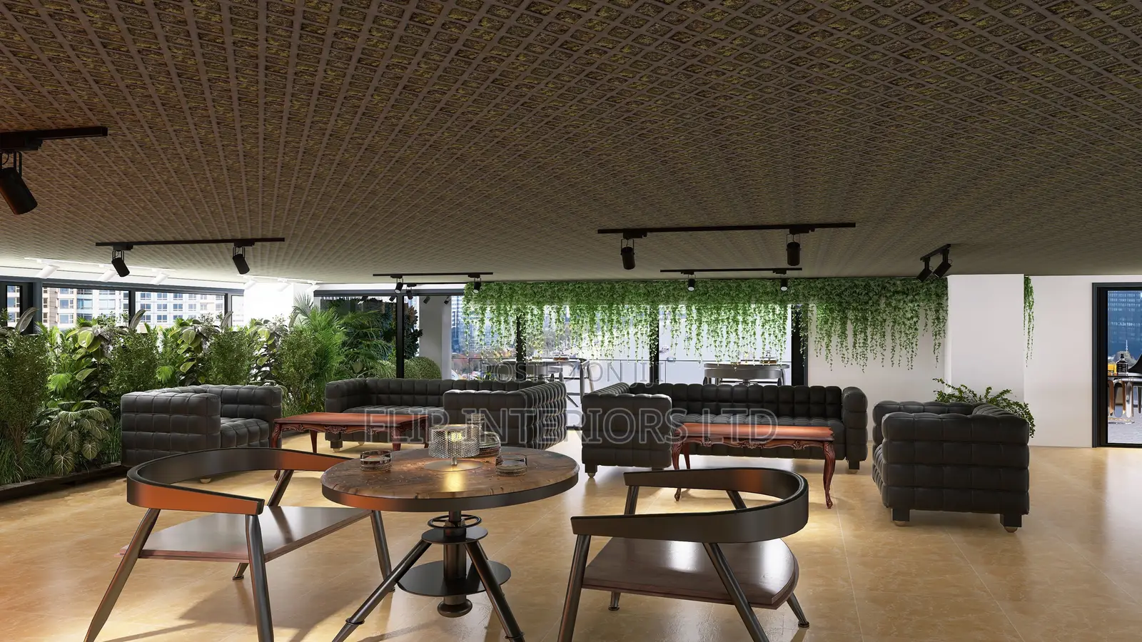 Modern 6-Seater Dining Table Design Installation