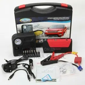High Power 12V Multi-Function Car Jump Starter Air Compressor Kit