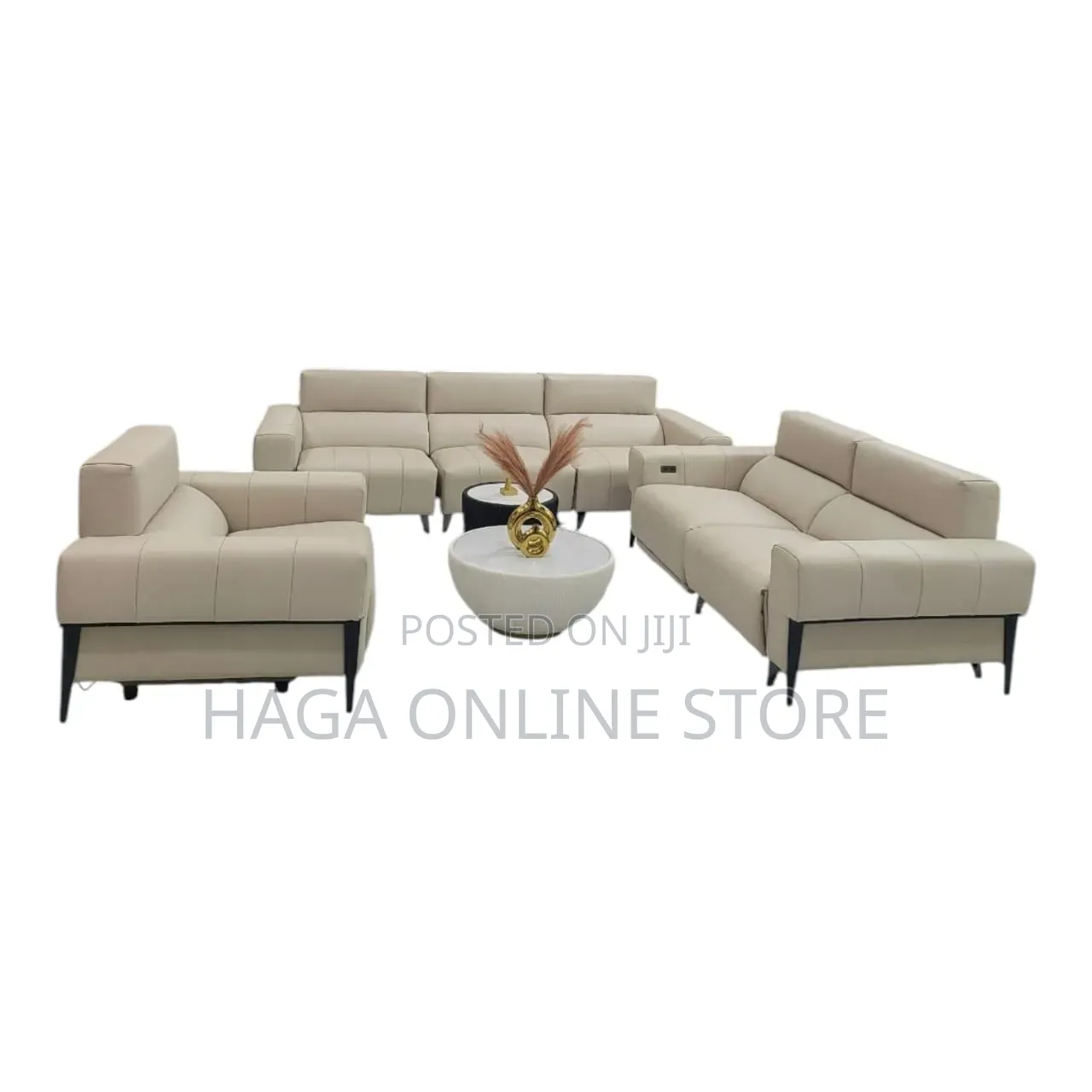 Electric Recliner Leather Sofa