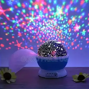Rotating Star Projector Night Light Lamp