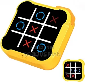 Electronic Tic-Tac-Toe Bolt Game, a Portable 3-in-1 or 4-in-1 Handheld