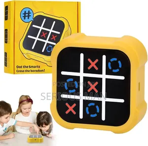 Electronic Tic-Tac-Toe Bolt Game, a Portable 3-in-1 or 4-in-1 Handheld